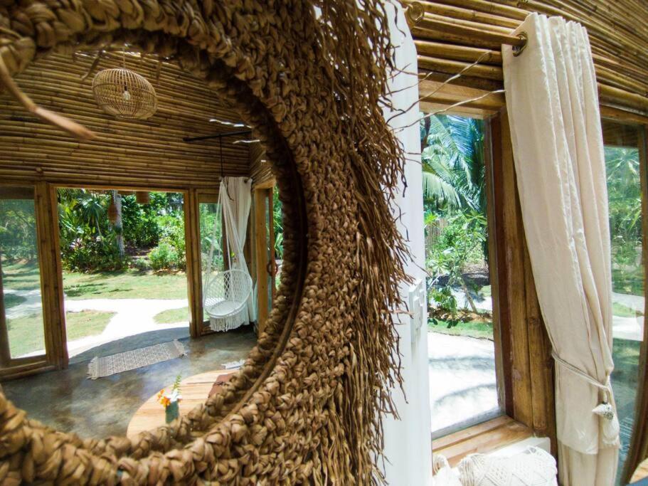 The Bamboo Houses - Tropical Garden & Empty Beach General Luna  Eksteriør bilde