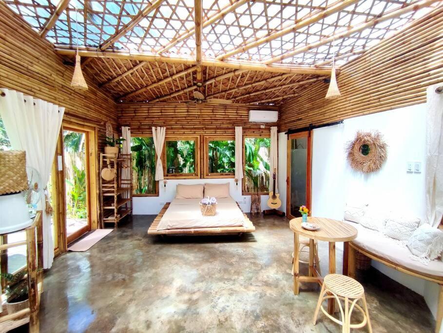 The Bamboo Houses - Tropical Garden & Empty Beach General Luna  Eksteriør bilde