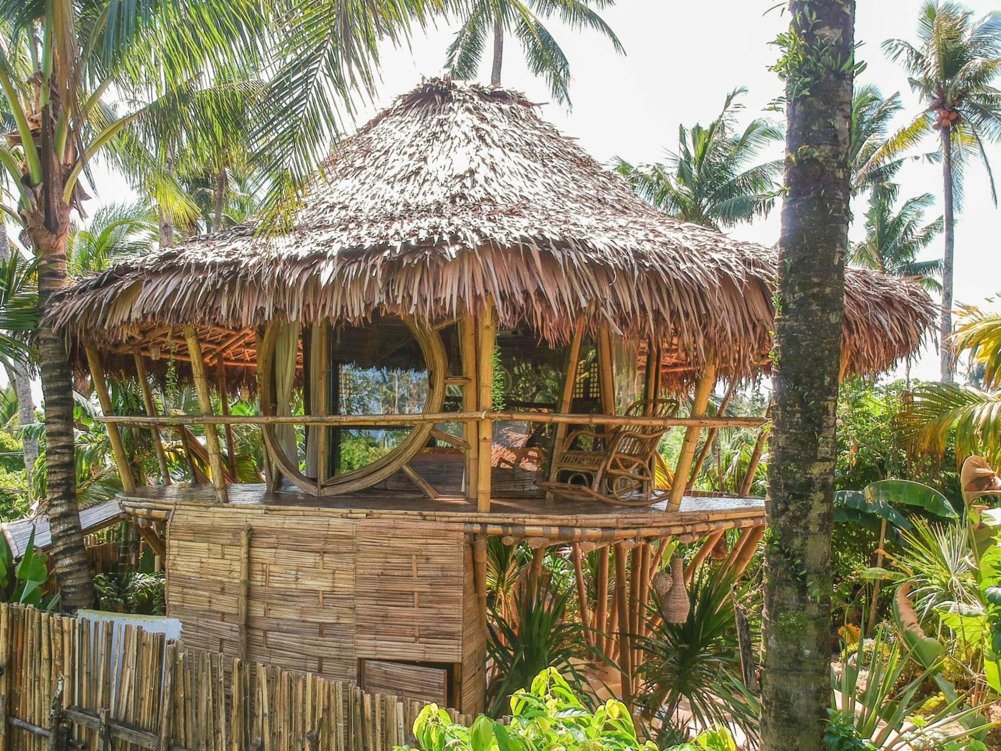 The Bamboo Houses - Tropical Garden & Empty Beach General Luna  Eksteriør bilde