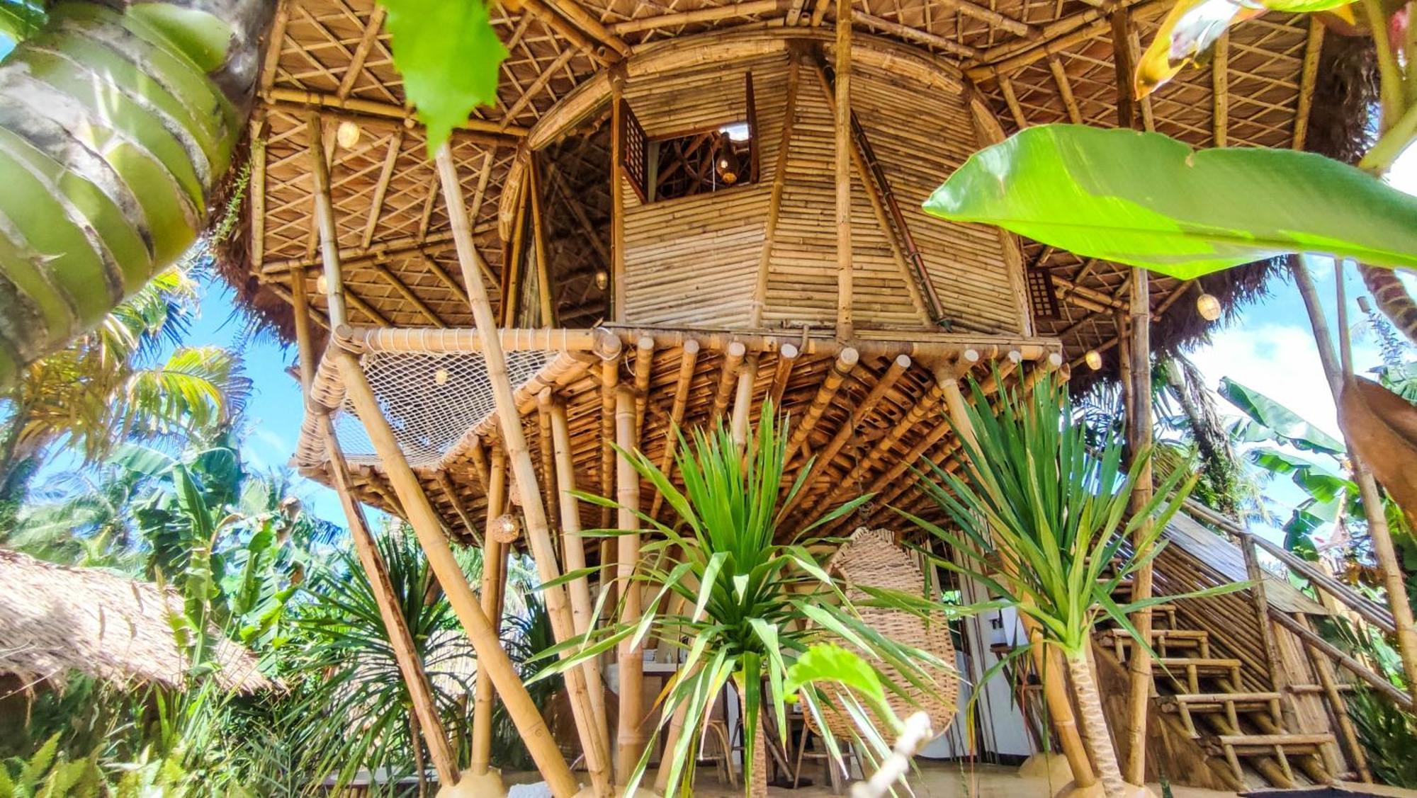 The Bamboo Houses - Tropical Garden & Empty Beach General Luna  Eksteriør bilde