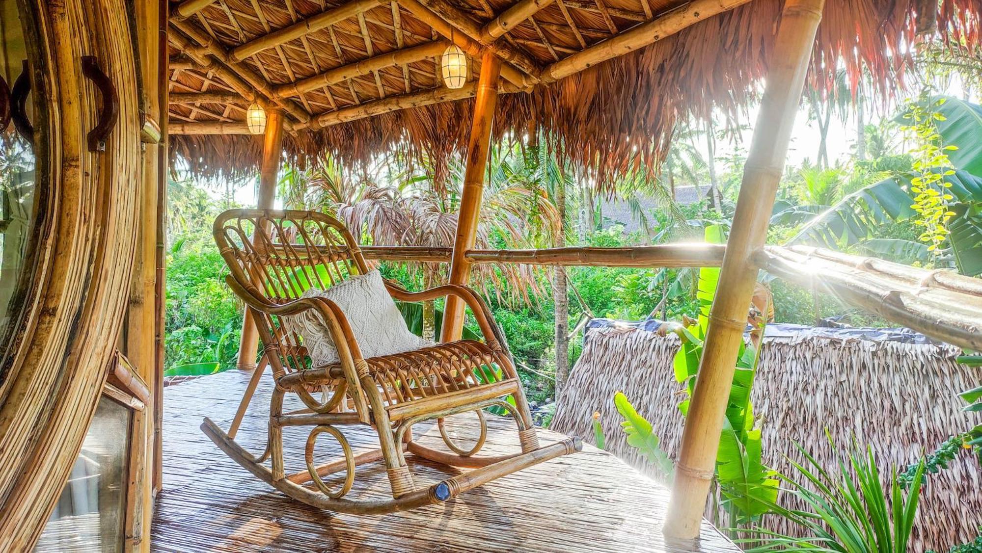 The Bamboo Houses - Tropical Garden & Empty Beach General Luna  Eksteriør bilde