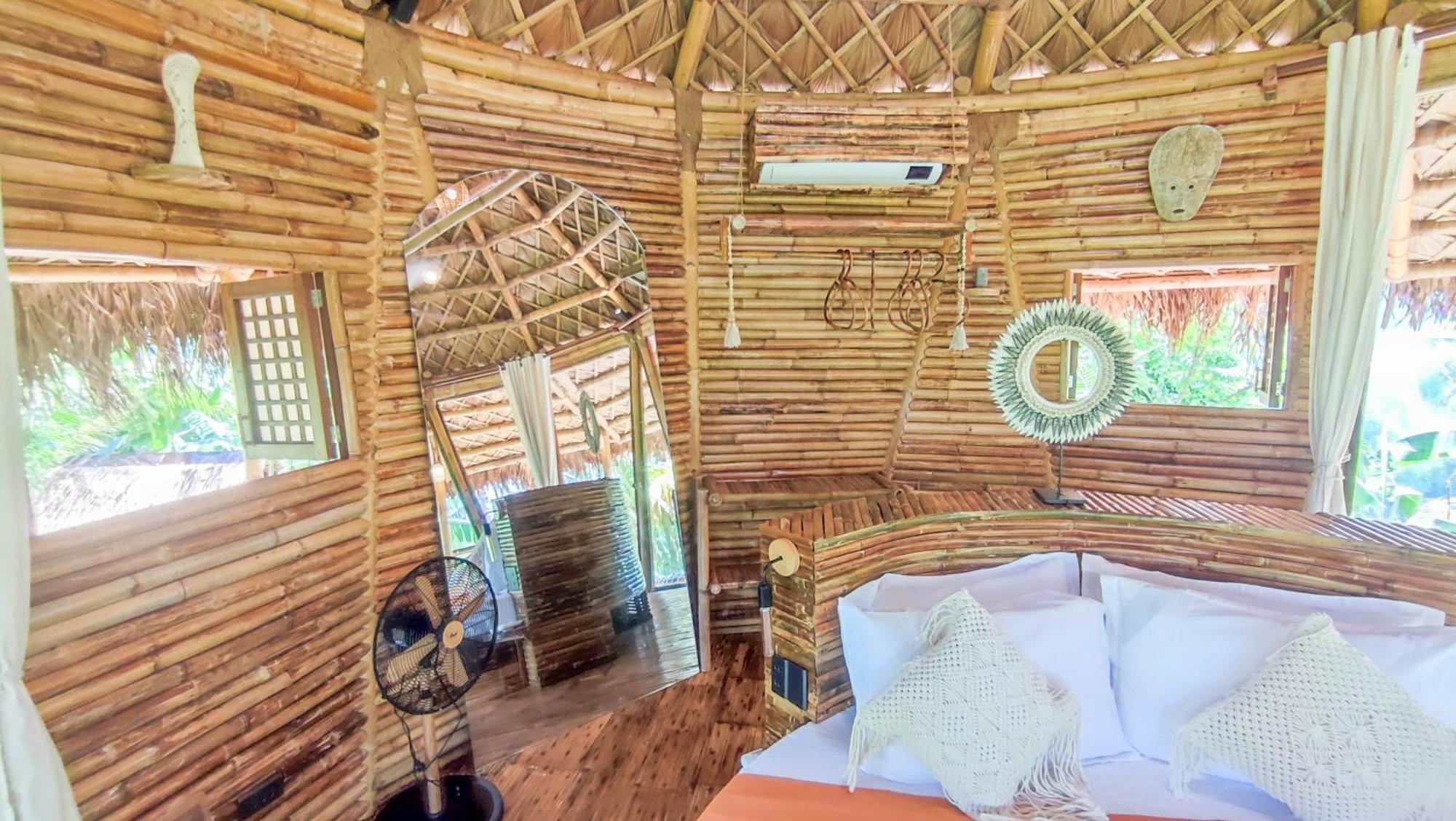 The Bamboo Houses - Tropical Garden & Empty Beach General Luna  Eksteriør bilde