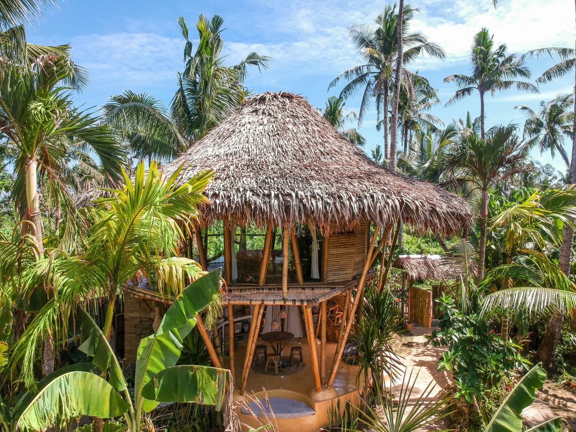 The Bamboo Houses - Tropical Garden & Empty Beach General Luna  Eksteriør bilde