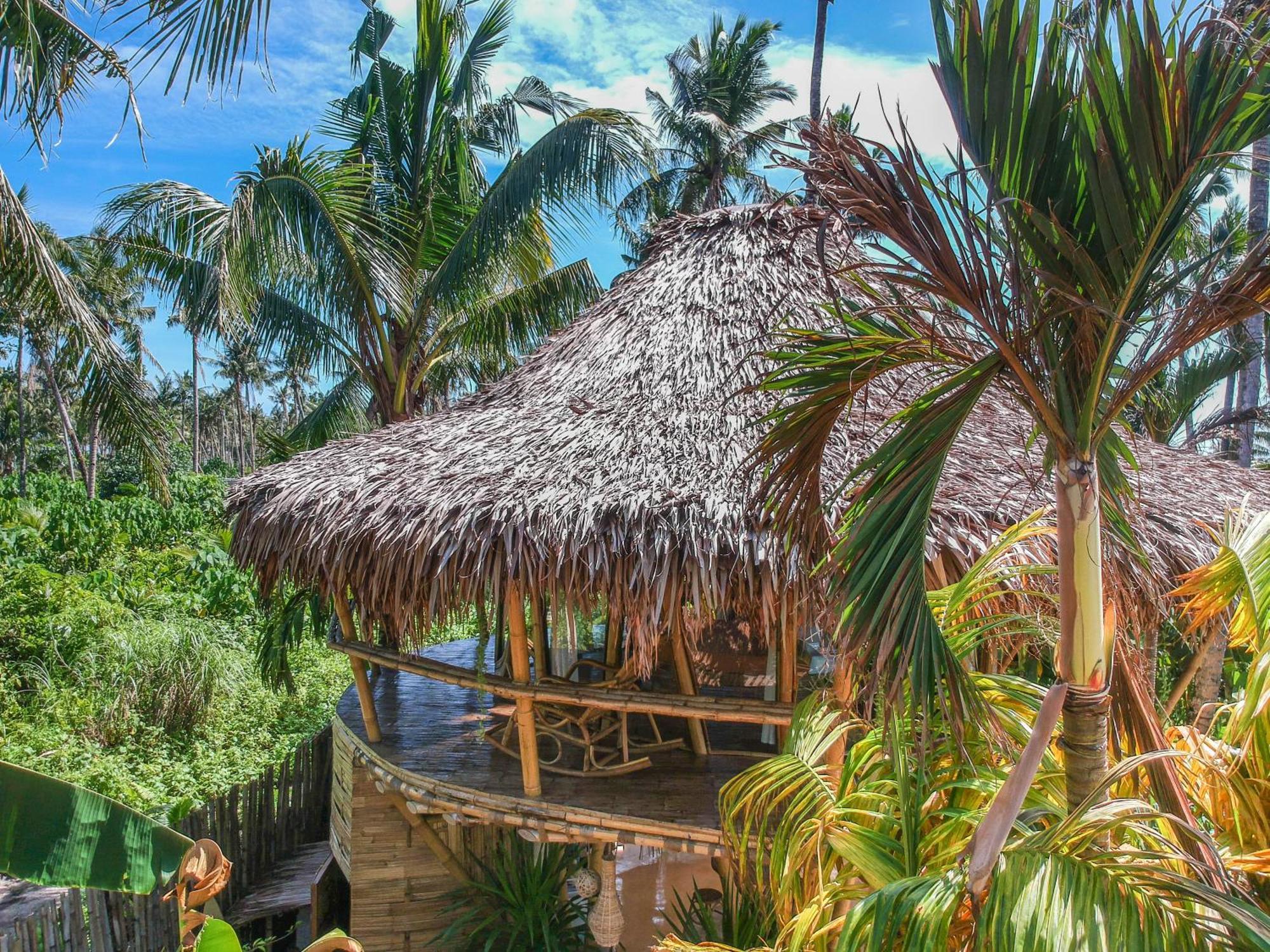 The Bamboo Houses - Tropical Garden & Empty Beach General Luna  Eksteriør bilde