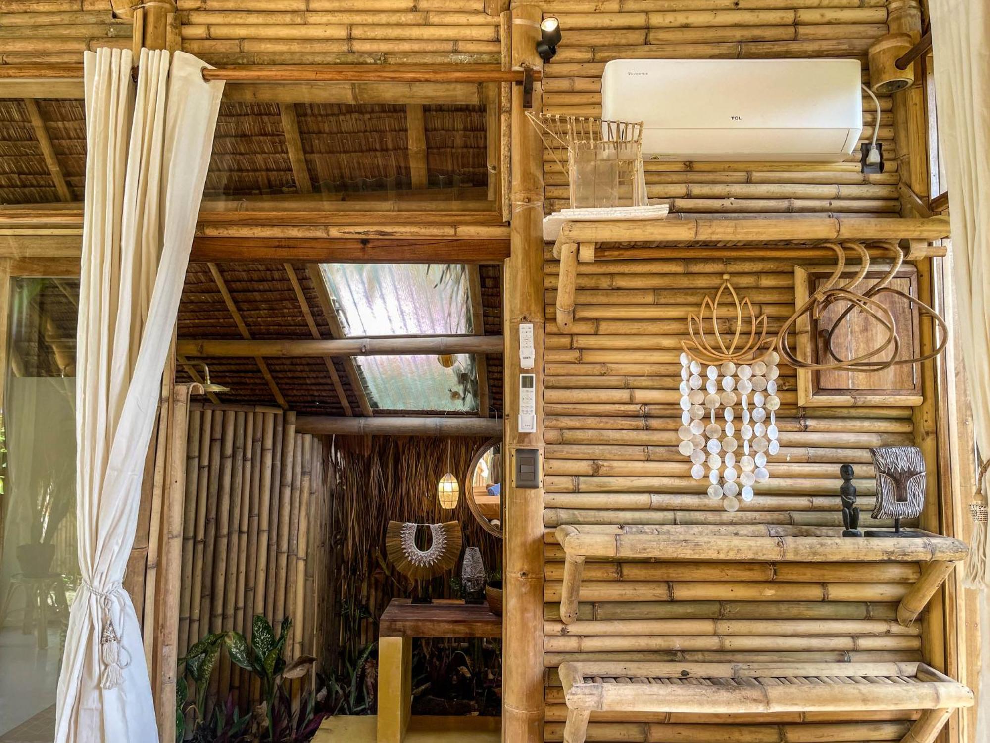The Bamboo Houses - Tropical Garden & Empty Beach General Luna  Eksteriør bilde